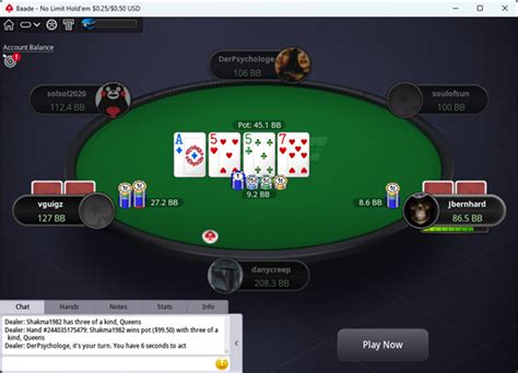 pokerstars real money